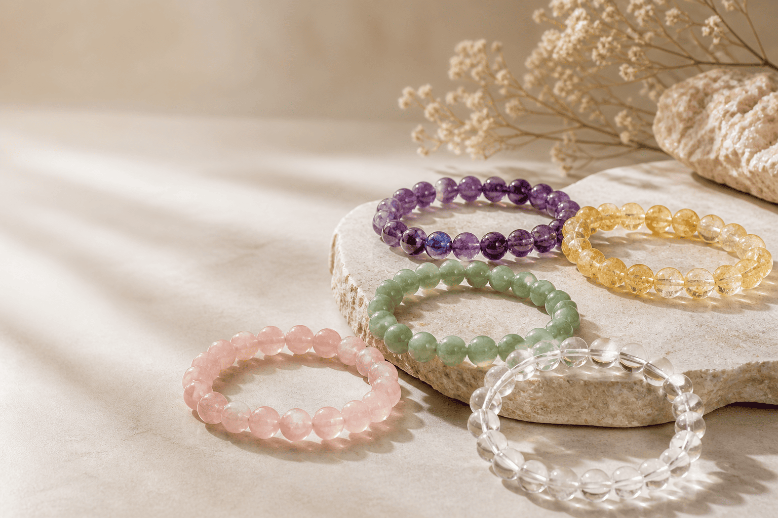 zoajewelry healing stone bracelets collection with colorful crystal bead bracelets and elegant crystal bracelet for women styles
